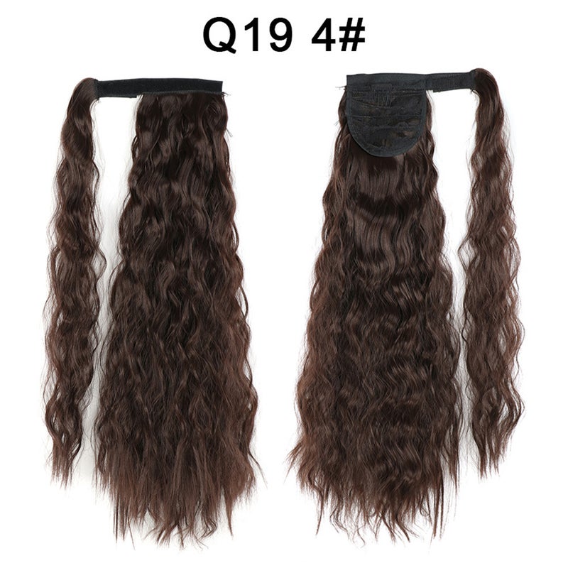 Generic Xuchang Magic Tape Corn Curly Ponytail Extension Q19  4#