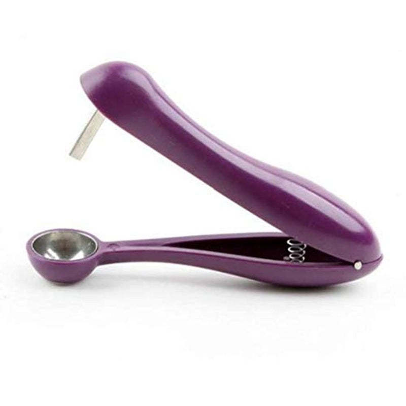 Generic 1PCS Stainless Steel ABS Cherry Pitter Fruit Core Seed Remover Enucleate Cherries Corer Fruit Tool Gadgets Kitchen Accessories