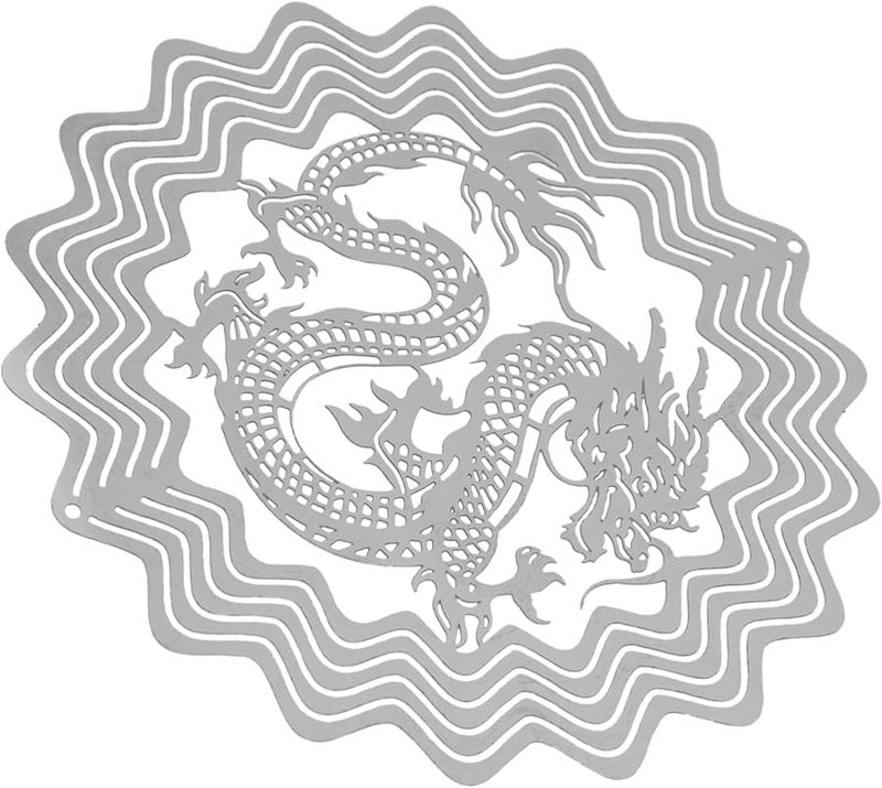 كابيلوك 3D دوارة الرياح المعلقة للخارج مع ضوء LED لتراس الحديقة والمرج - Image 1