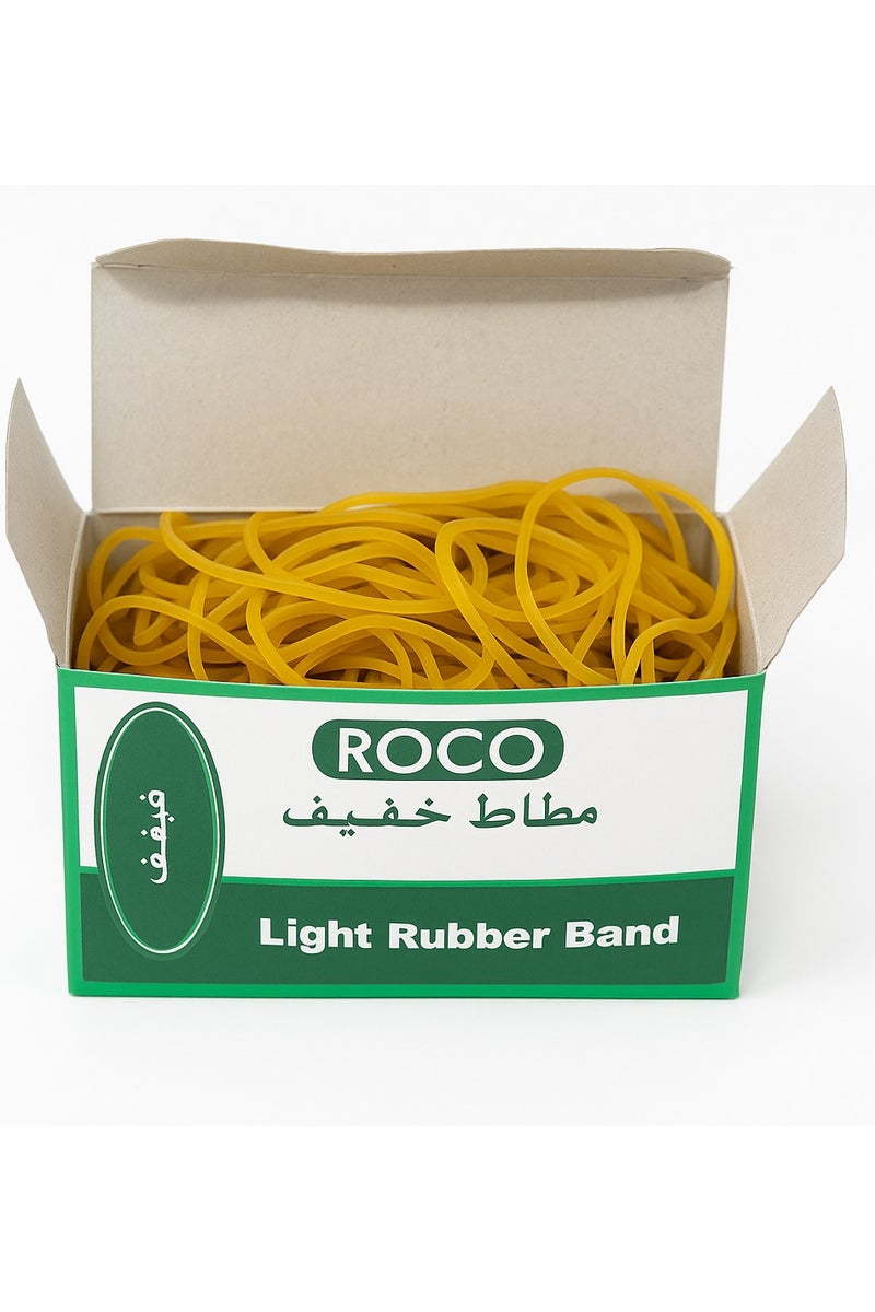 ROCO Yellow Rubber Bands – Light, Flexible & Durable – For Office, School & Home Use - Image 2