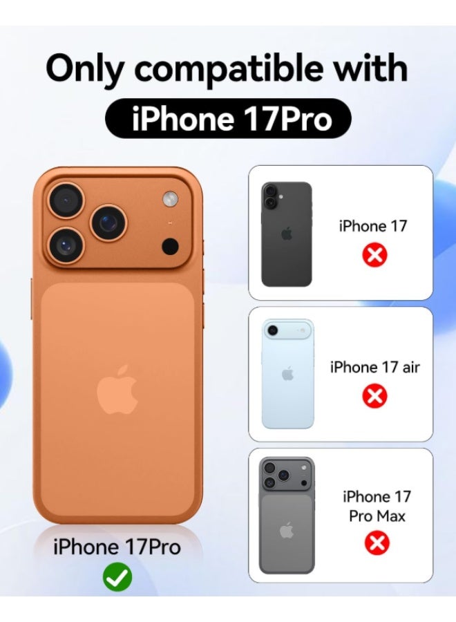 كوالتي جراب هاتف ماج سيف القوي المغناطيسي لهاتف iPhone 17 Pro، غطاء كامل للهاتف، حماية من السقوط بدرجة عسكرية، رفيع للغاية، حافة مرتفعة للغاية، شفاف - Image 2