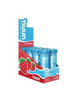 Nuun Hydration Daily Wellness Electrolyte Tablets Wild Strawberry 8 Pack (80 Servings)  - Image 1