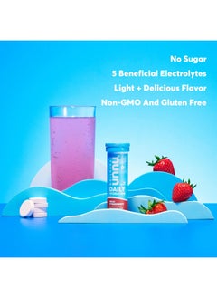 Nuun Hydration Daily Wellness Electrolyte Tablets Wild Strawberry 8 Pack (80 Servings)  - Image 3