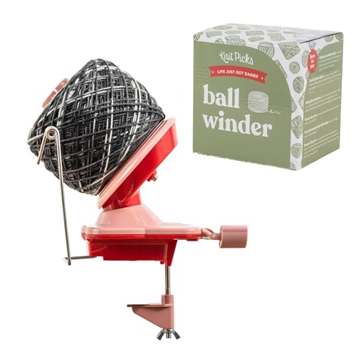 KnitPicks Knit Picks Yarn Ball Winder for Knitting and Crocheting Red - Image 1