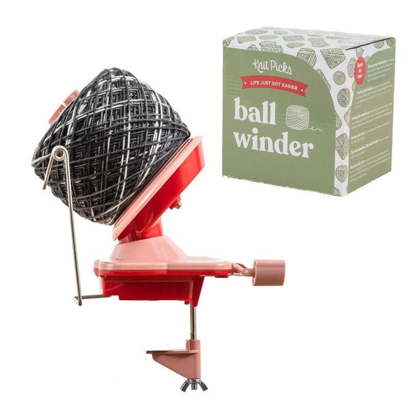 KnitPicks Knit Picks Yarn Ball Winder for Knitting and Crocheting Red - Image 2