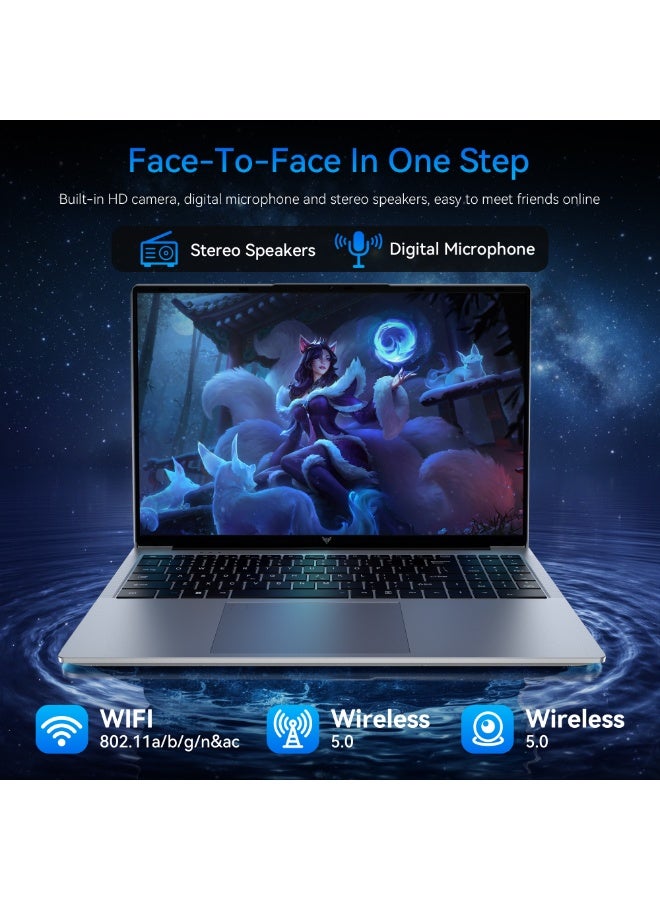 ACEMAGIC Laptop 16-inch intel N97 16GB SO-DIMM DDR4 512GB SSD Windows 11 Pro Type-C/USB3.2/plastic material/WIFI5/Bluetooth5.0  - Image 5