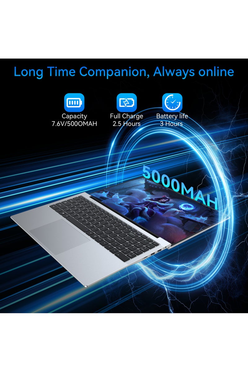 ACEMAGIC (Upgraded Version) Laptop 16-inch intel N97 16GB SO-DIMM DDR4 512GB SSD Windows 11 Pro Type-C/USB3.2/plastic material/WIFI5/Bluetooth5.0 english grey english grey - Image 3