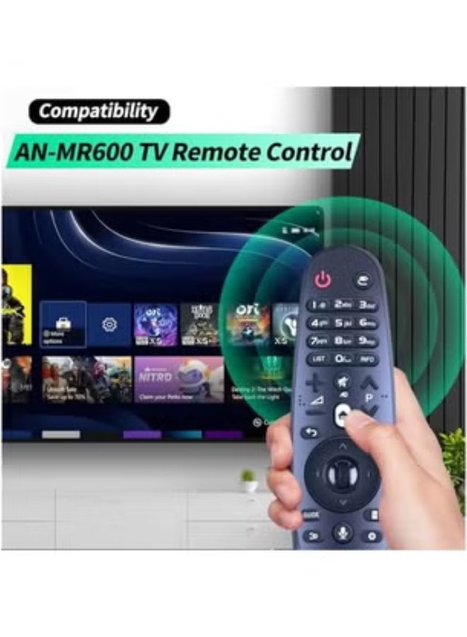 ELTRAZONE AN-MR600 Replacement Remote Control Compatible with LG Smart TV Models 55EG910T, 65EF950T, 55EG910Y, 55EG920T – Universal IR Remote for ANMR600 Without Voice or Scroll Function – Plug & Play Remote for LG OLED & UHD TV Models - Image 2