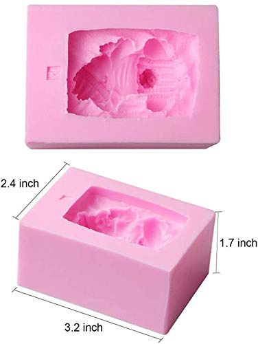 NINEXY Baby Shower Candle Moulds, 3D Sleeping Baby Silicone Soap Mold Candy Mold for Birthday Party Cake Decorating Tool - Image 2