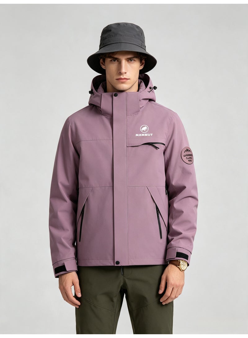 Mammut Men's and women's outdoor jacket windproof waterproof hooded mountaineering jacket - Image 3