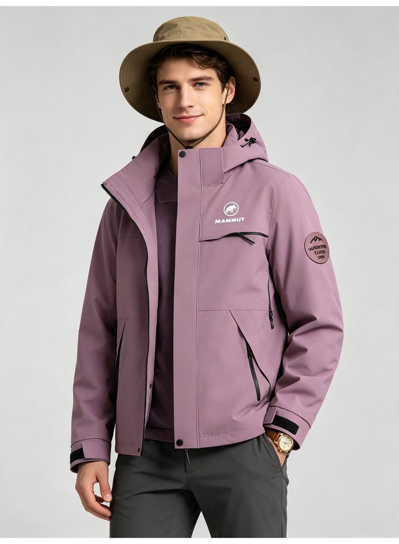 Mammut Men's and women's outdoor jacket windproof waterproof hooded mountaineering jacket - Image 1