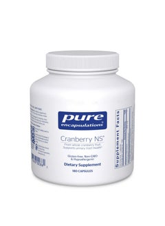 بيور إنكابسيليشن Pure Encapsulations Cranberry NS | مكمل غذائي مضاد للحساسية لدعم صحة المسالك البولية | 180 كبسولة  - Image 1