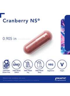 بيور إنكابسيليشن Pure Encapsulations Cranberry NS | مكمل غذائي مضاد للحساسية لدعم صحة المسالك البولية | 180 كبسولة  - Image 3