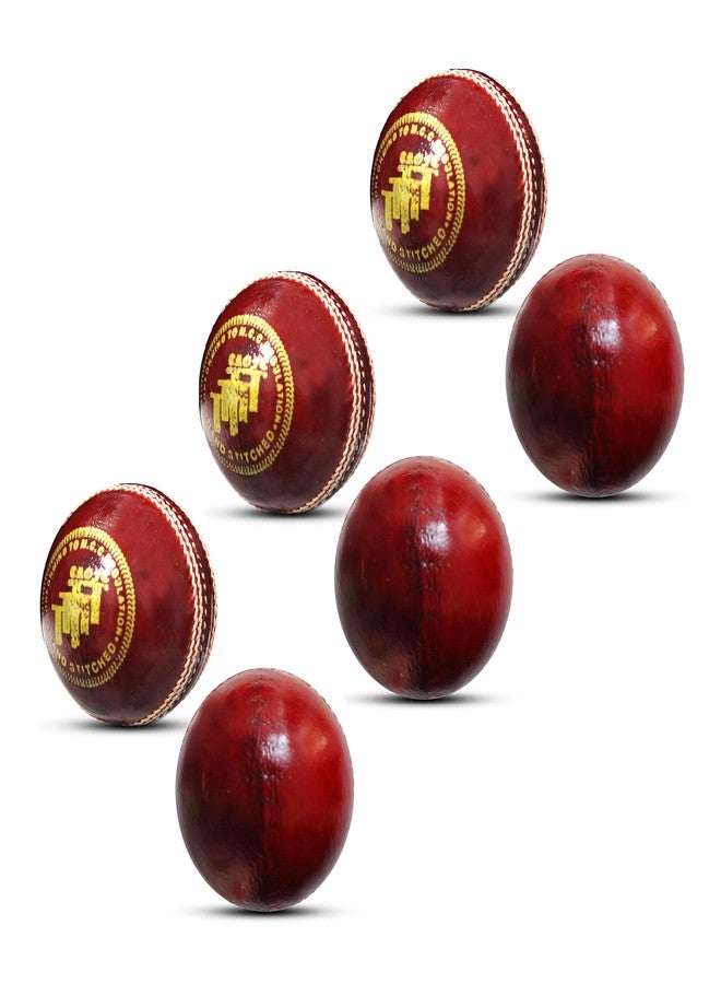 Troft Red Leather Ball (Pack of 6) - Image 1