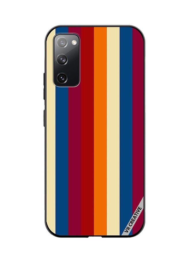 VR CREATIVE Protective Case Cover For Samsung Galaxy S20 FE 5G Layers Design Multicolour - Image 1