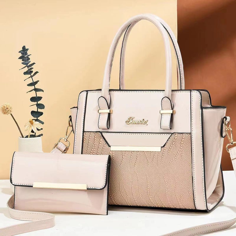 Women's Shoulder Tote Bag, Trendy 2023 Large Capacity Crocodile Pattern Cross-Border  Handbag