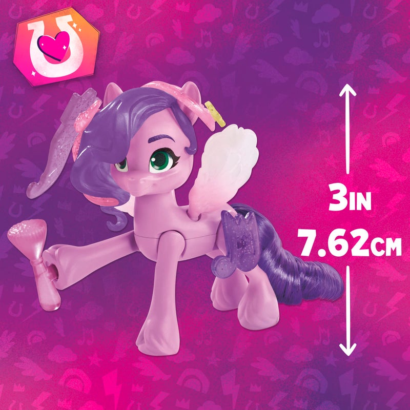 My Little Pony: Make Your Mark Cutie Magic Princess Pipp Petals - 3-Inch Hoof to Heart with Surprise Accessories, Age 5 and Up - Image 5