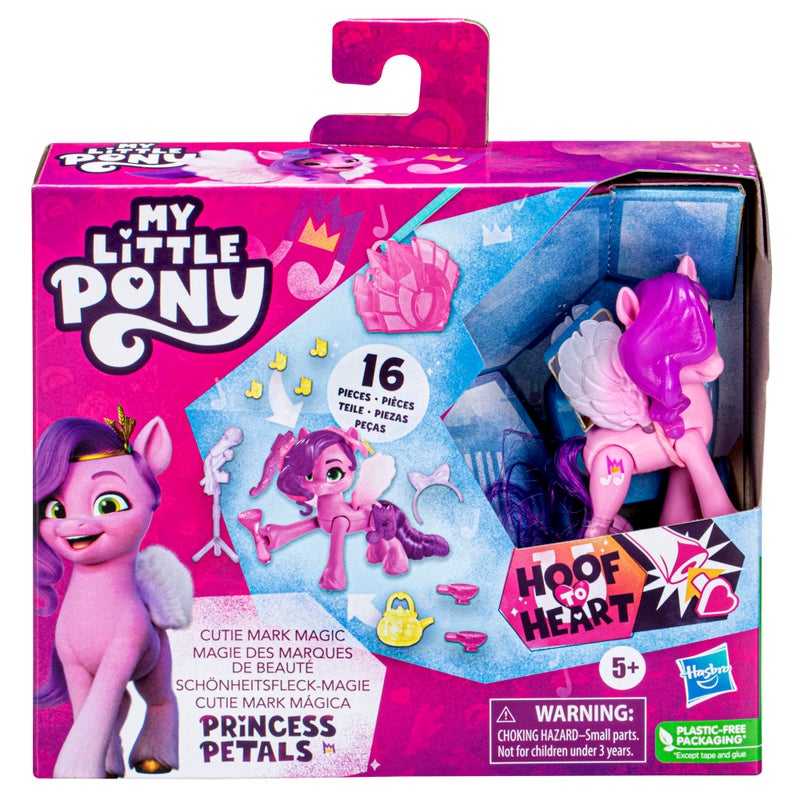 My Little Pony: Make Your Mark Cutie Magic Princess Pipp Petals - 3-Inch Hoof to Heart with Surprise Accessories, Age 5 and Up - Image 2