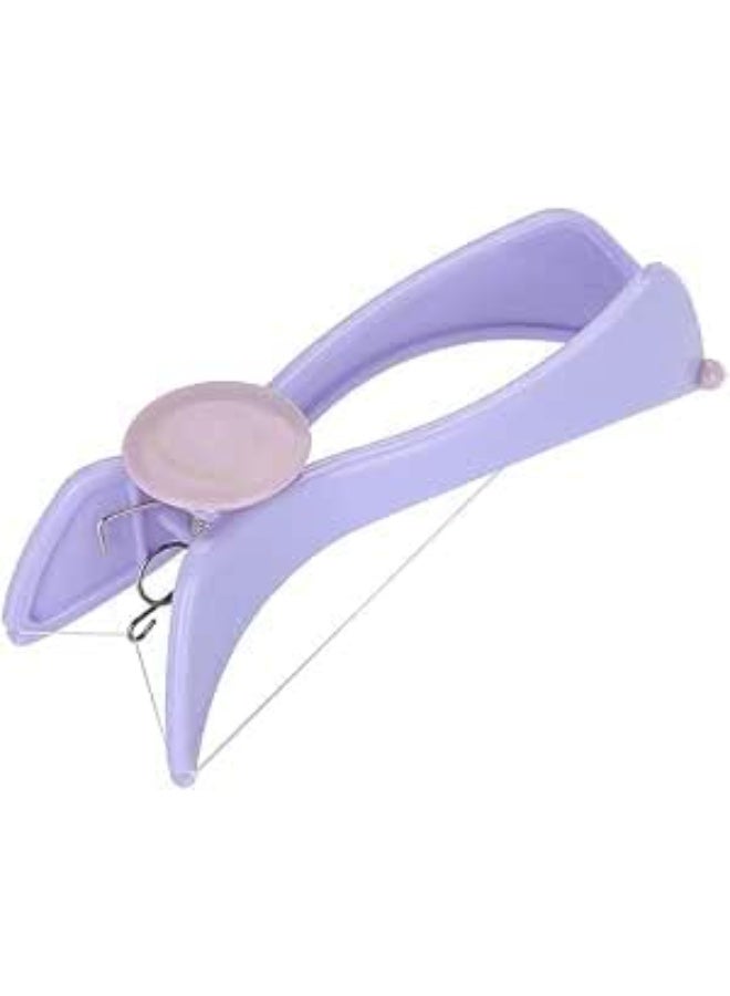 أداة يدوية لإزالة شعر الوجه للنساء مع 10 خيوط قطنية، مزيل شعر بالخيط للشفة العليا والوجه - Image 3