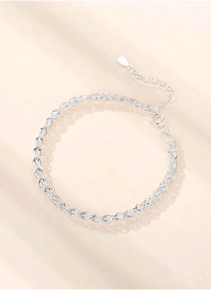 Jewelry For Life - Pure 925 Sterling Silver Bracelet For Women - Image 1