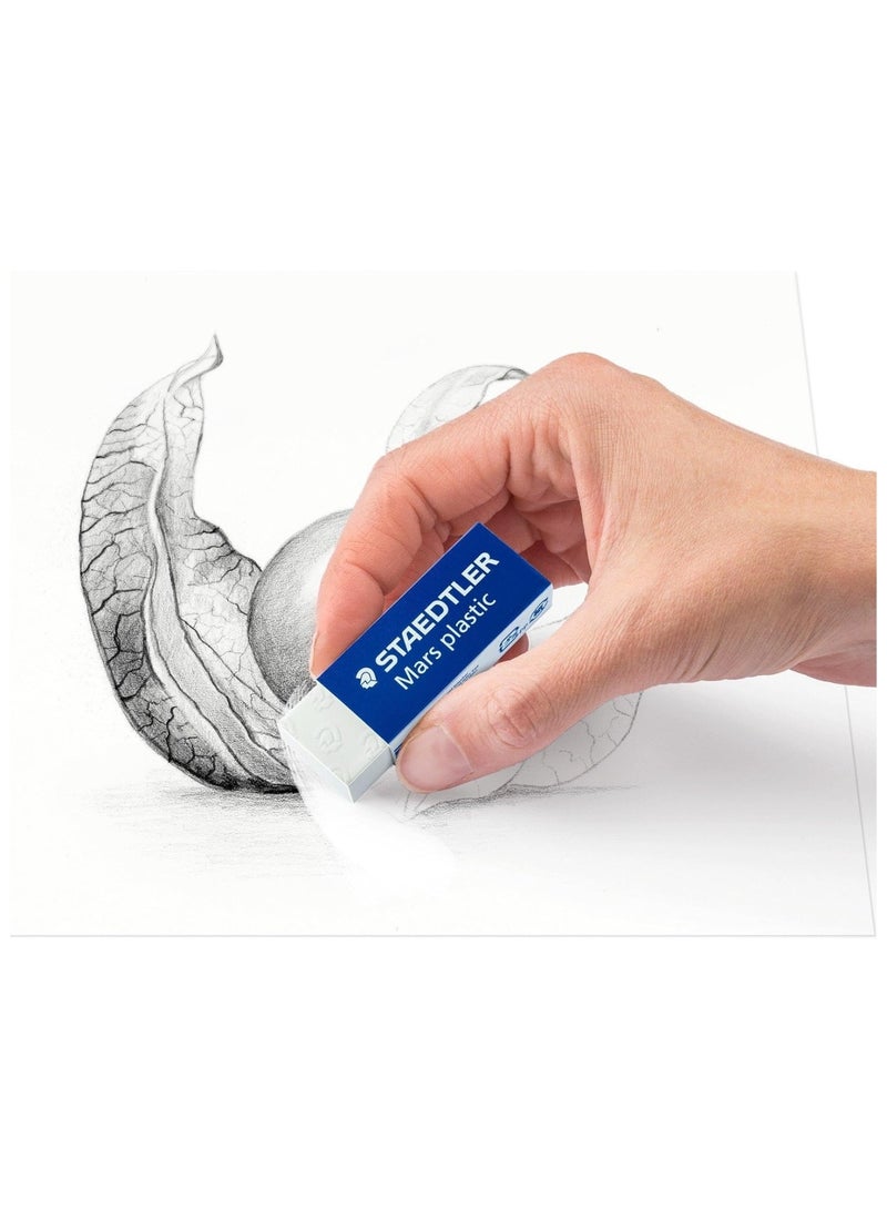 STAEDTLER 20-Piece Mars Plastic Premium Pencil Eraser - Image 3