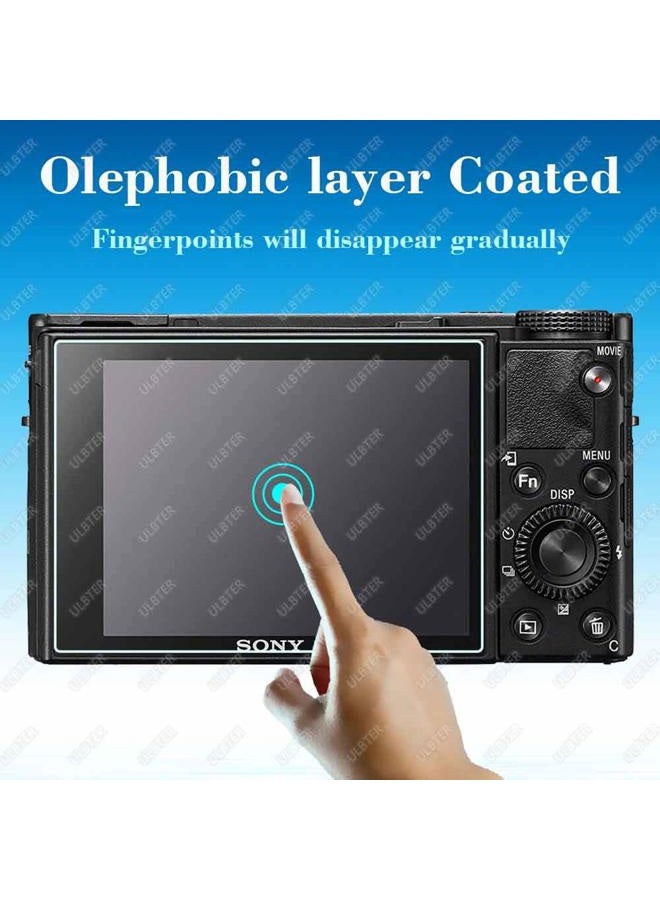 ULBTER BTER DSC-RX100M7 Screen Protector for Sony RX100 VII Digital Camera,UL 0.3mm 9H Hardness Tempered Glass Cover Anti-Scrach Anti-Fingerprint Anti-Bubble Anti-Water Anti-Dust [3 Pack] - Image 4
