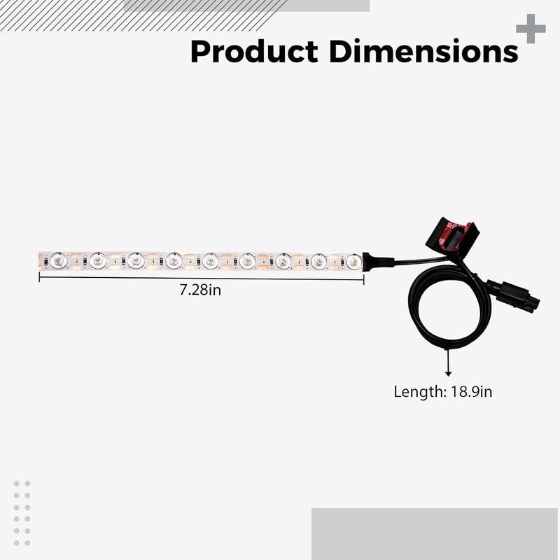 Led Light Bar for Panda Lux A1 Mini Printer, 6500K with Tape, Enhances Detail Visibility, for A1/A1 Mini - Image 2