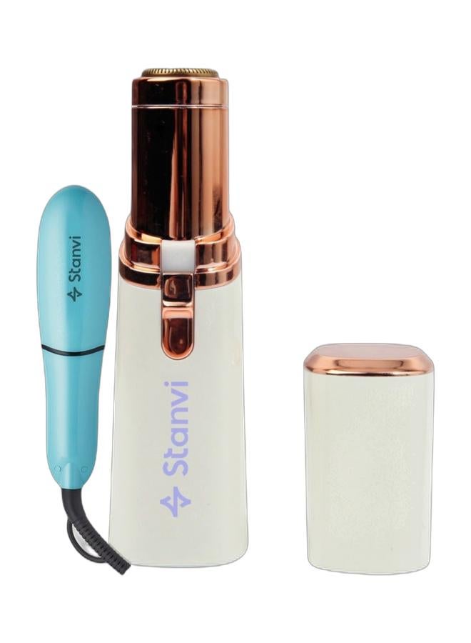 ستانفي فرشاة تصفيف الشعر الميني + جهاز إزالة شعر الوجه - Image 1