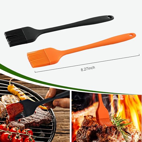 POLIGO Smash Burger Press Kit - 4 in 1 Stuffed Burger Mold, 2PCS Cast Iron Burger Presses, Sauce Brushes Included - Non Stick Smash Burger Press Set for Grill and Griddle Cooking - Image 5