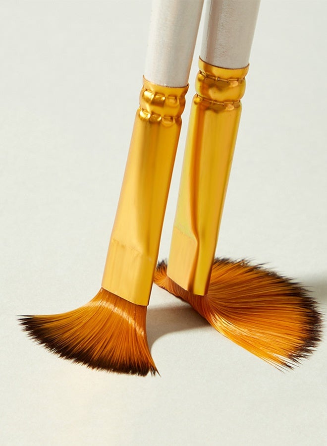 Painting Brushes Brushes Oil Acrylics 12pcs Set - Image 3