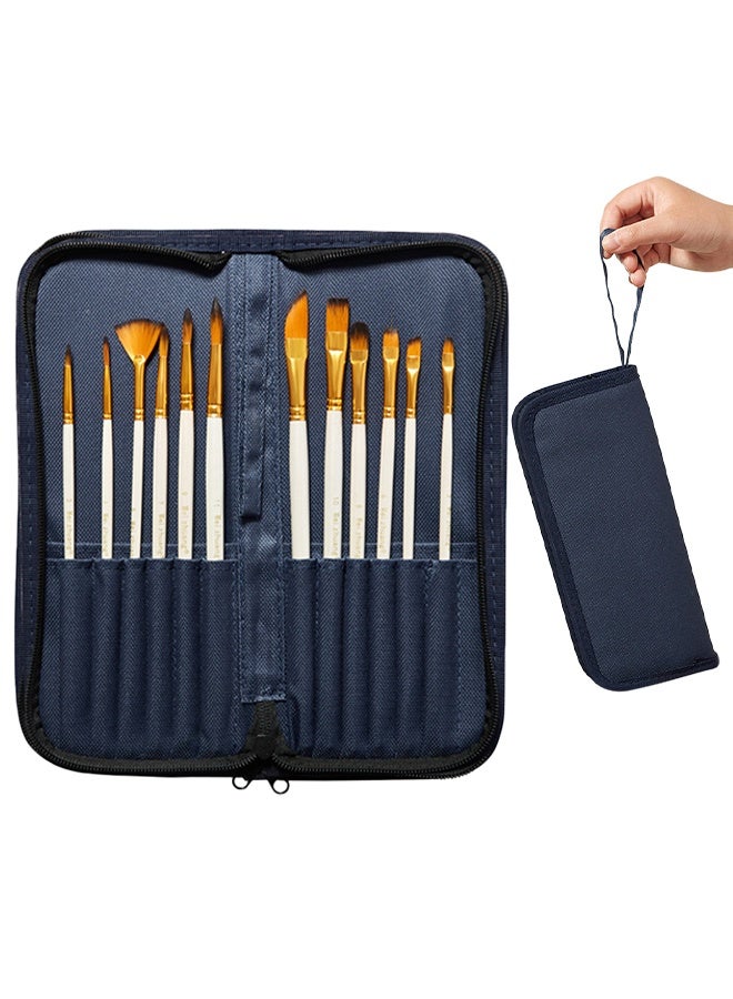 Painting Brushes Brushes Oil Acrylics 12pcs Set - Image 1