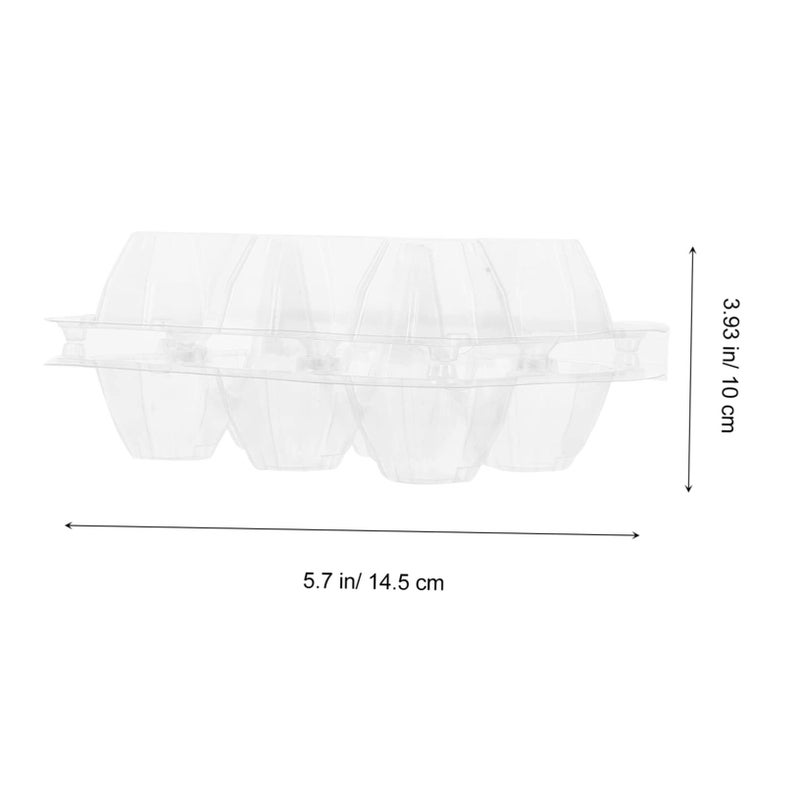 20 Pcs Stackable Egg Storage Containers With Airtight Lid Clear Plastic - Image 4