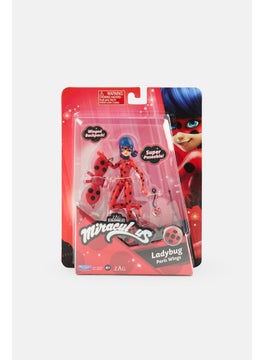 ZAG Heroez Miraculous Super Poseable Ladybug Paris Wings Fashion Doll, Red  - Image 1