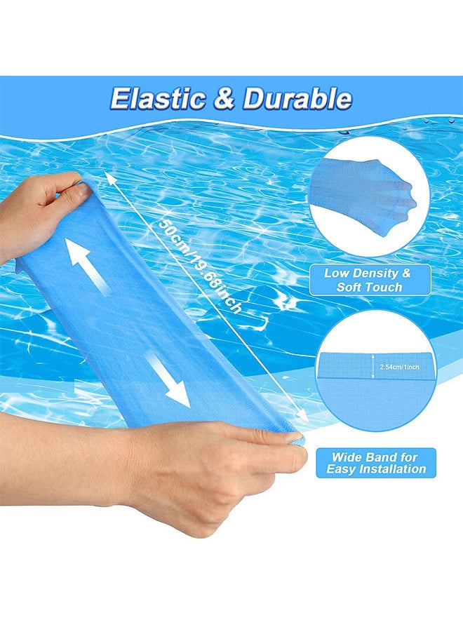 15pcs Pool Skimmer Socks Swimming Pool Filter Socks for Inground Above Ground Pool Fine Mesh Filter Net to Protect Pool from Debris Pollen Hair
