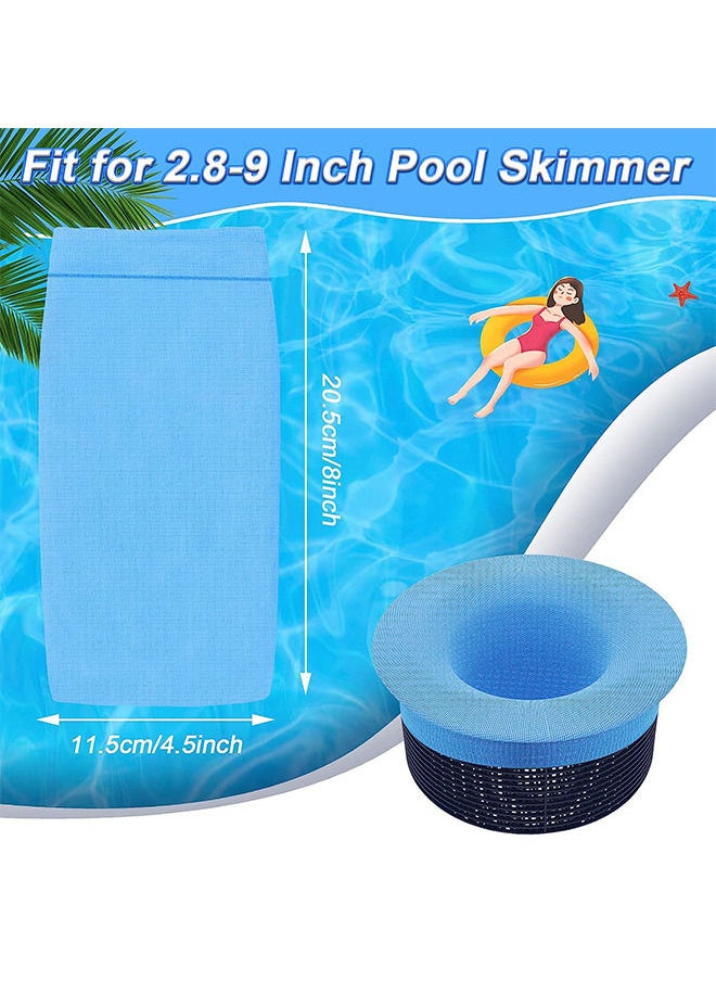 15pcs Pool Skimmer Socks Swimming Pool Filter Socks for Inground Above Ground Pool Fine Mesh Filter Net to Protect Pool from Debris Pollen Hair