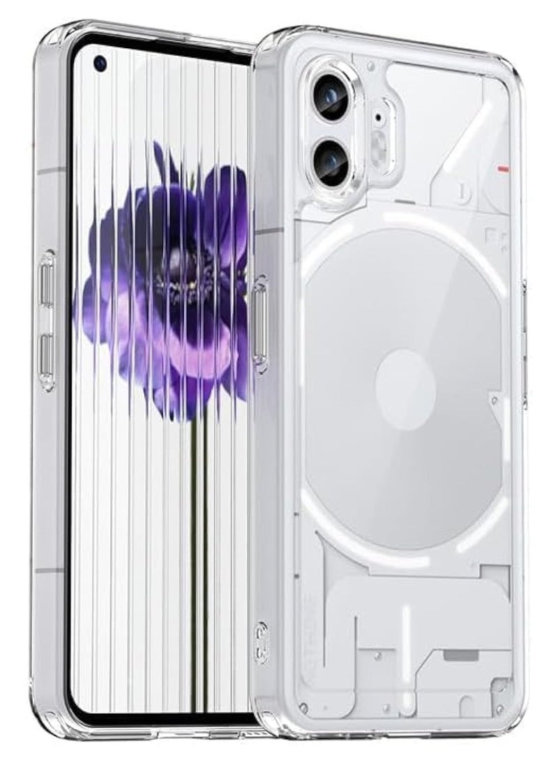 انبلاك جراب متوافق مع نوثينج فون 2 (شفاف) - Image 1