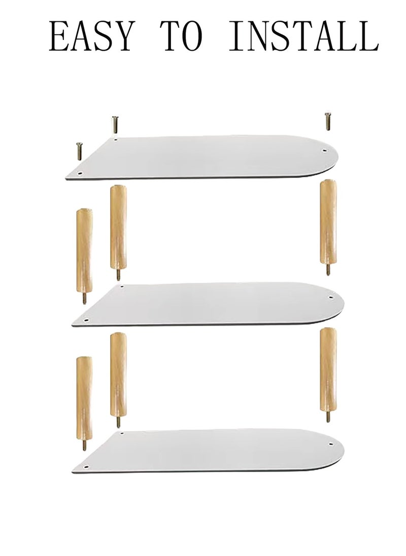 SAPU - Wood Shoe Rack Narrow Shoe Rack 7 Tier,Vertical Shoe Shelf for Small Spaces, Tall Skinny Shoe Rack Organizer for Entryway Closet Corner Bedroom Free stacking of DIY Space Saving Shelves (White) - Image 1