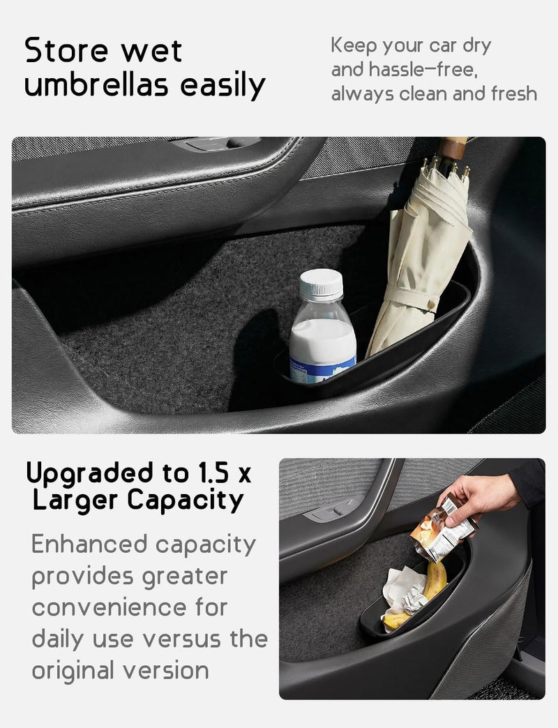 BMZX Car Trash Can Trash Bin, Mini Garbage Can Car Door TrashCan, Car Accessories for Interior Multifunctional Organizers and Storage, Home and Office - Image 5