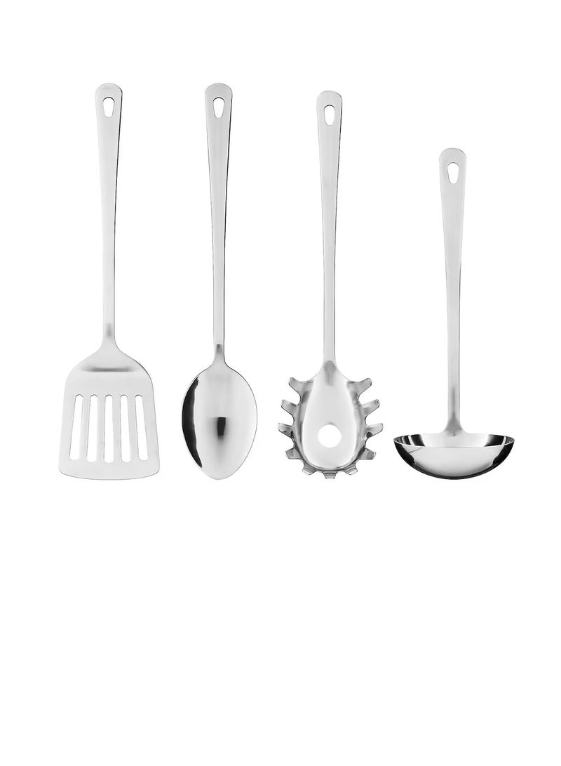 4-piece kitchen utensil set, stainless steel - Image 3