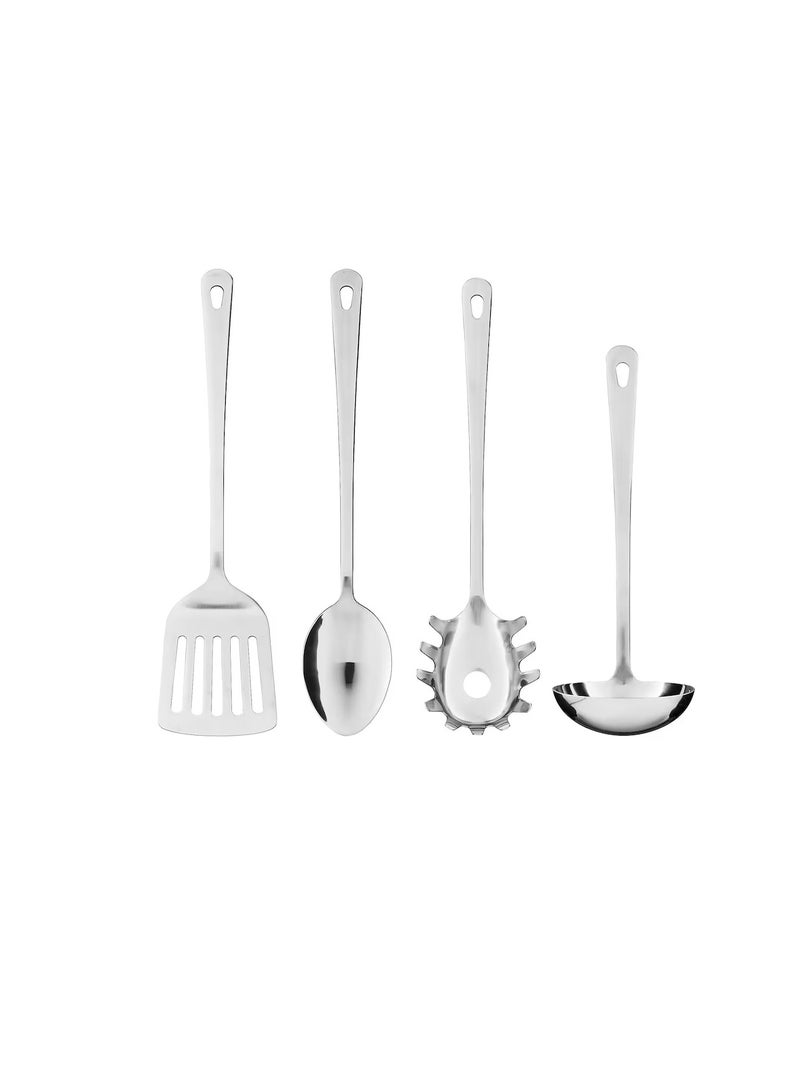 4-piece kitchen utensil set, stainless steel - Image 2
