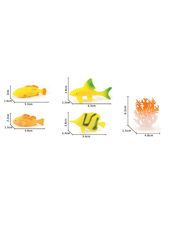 Galaxy Toys Galaxy Marine Life Adventure Set - 16 Pieces | Ocean Animal Figurines for Kids, Includes Shark, Stingray, Seal, & More  - Image 4