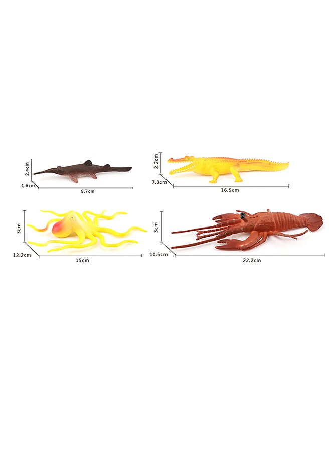 Galaxy Toys Galaxy Marine Life Adventure Set - 16 Pieces | Ocean Animal Figurines for Kids, Includes Shark, Stingray, Seal, & More  - Image 5