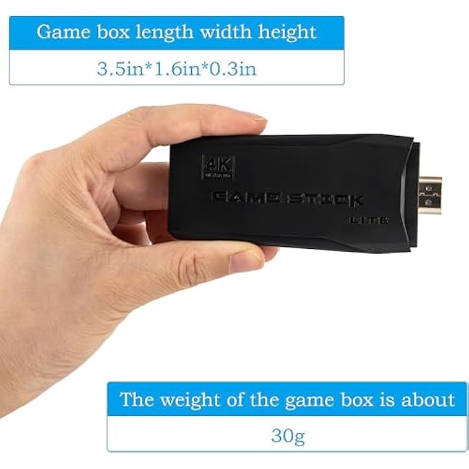 2.4G RETRO GAMING CONSOLE PLUG AND PLAY VIDEO GAME STICK WITH BUILT-IN 15000 GAMES AND 20000 GAMES VARIATION (15000+ GAMES, 64GB) [VIDEO GAME] [VIDEO GAME] - Image 3