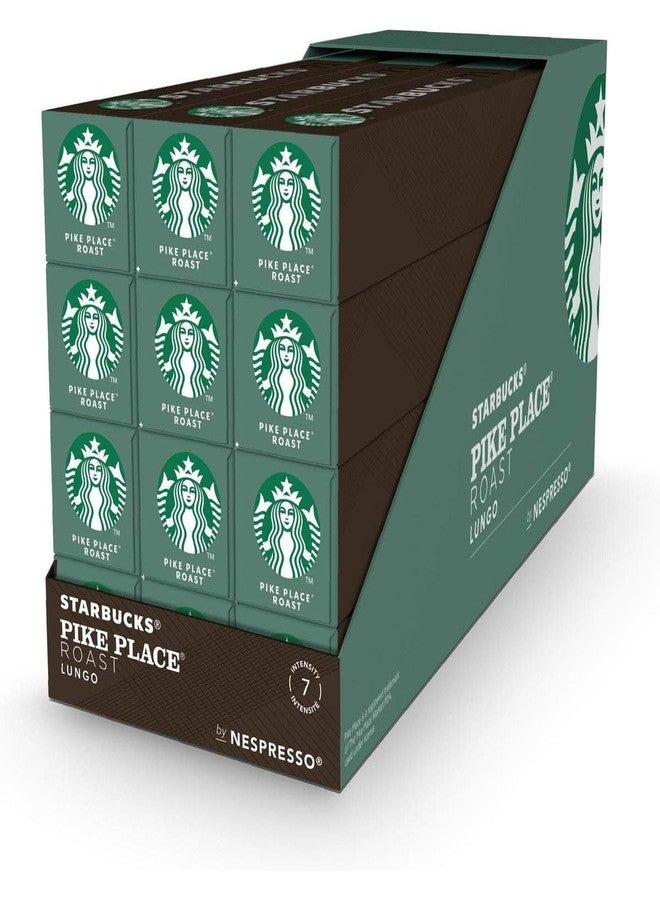 Nestle Starbucks by Nespresso, 120 Capsule Box, All Flavors (120-count single serve capsules, compatible with Nespresso Original Line System) (Pike Place) - Image 1