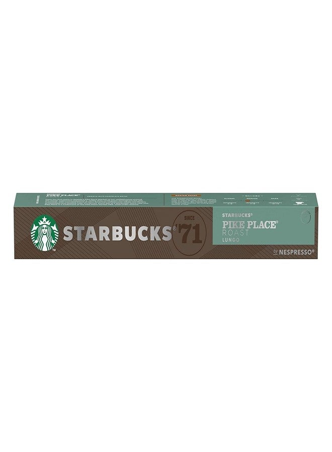 Nestle Starbucks by Nespresso, 120 Capsule Box, All Flavors (120-count single serve capsules, compatible with Nespresso Original Line System) (Pike Place) - Image 2