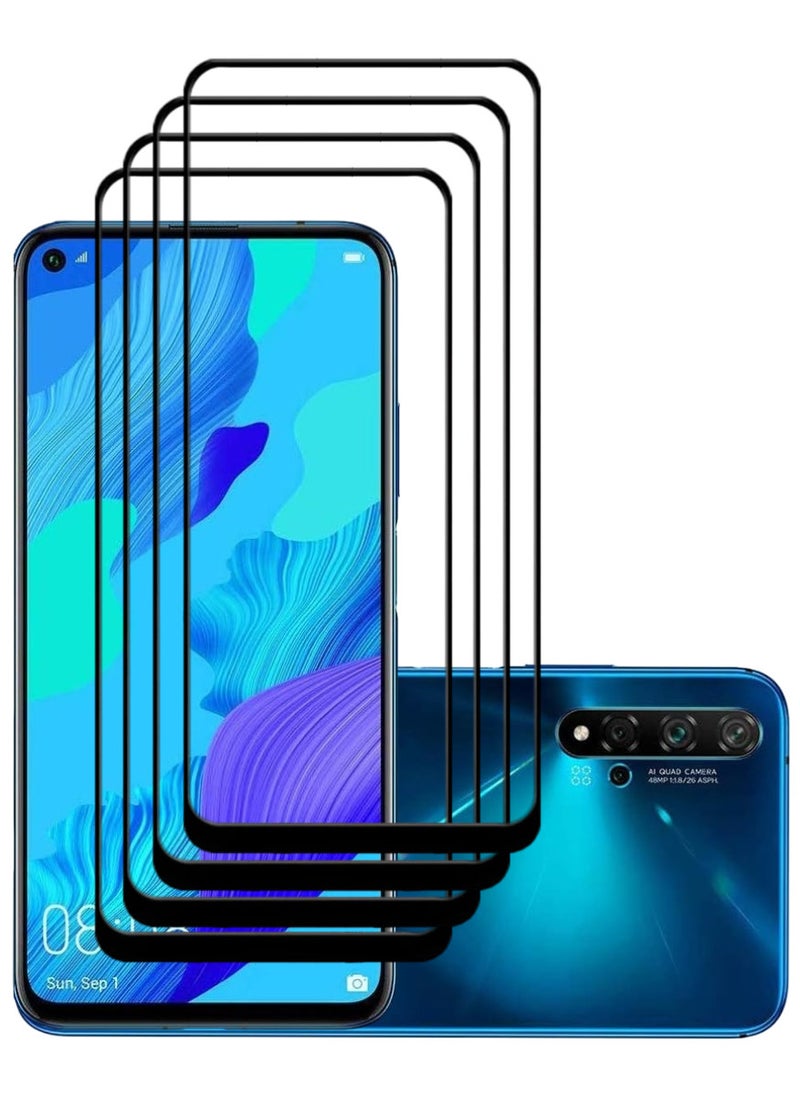 ACLIX 4 Pieces Antistatic ESD Dustproof Premium Quality High Definition Tempered Glass Screen Protector Designed For Huawei nova 5T - Image 1
