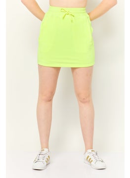 adidas Originals Women Sportswear Fit Outdoor Skirt, Lime Green  - Image 1