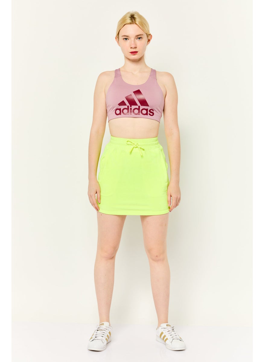 adidas Originals Women Sportswear Fit Outdoor Skirt, Lime Green  - Image 2