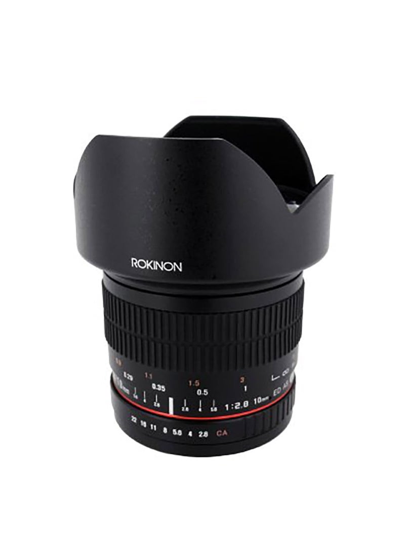 Rokinon 10mm F2.8 ED AS NCS CS Ultra Wide Angle Lens for Fuji X Mount Digital Cameras (10M-FX) - Image 4