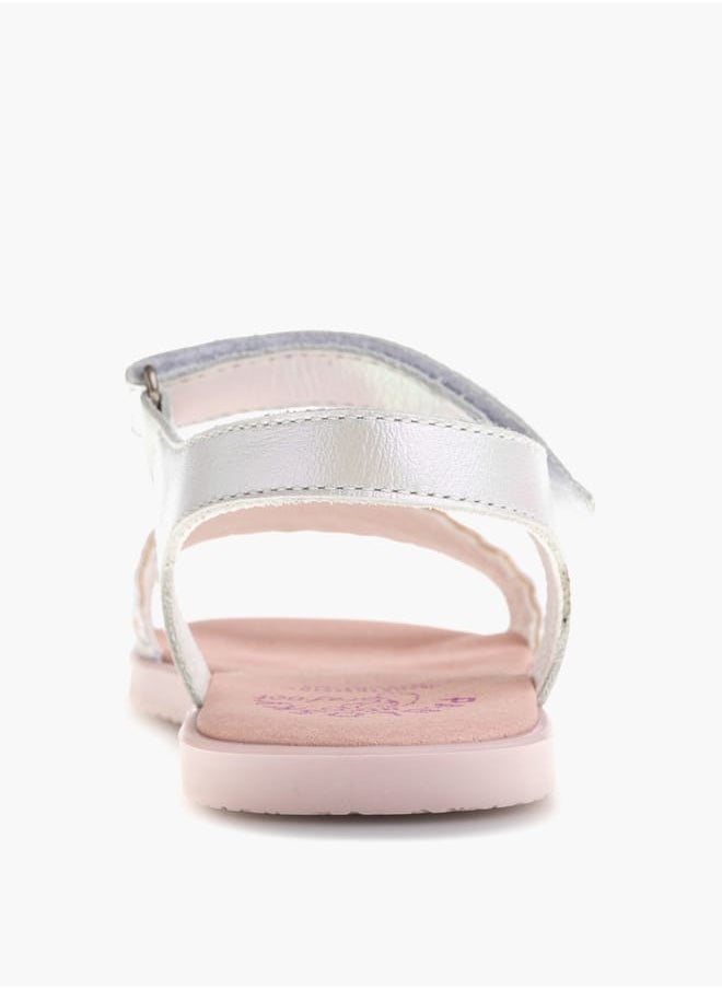 Pablosky Girls Strap Sandals With Hook And Loop Closure  - Image 3